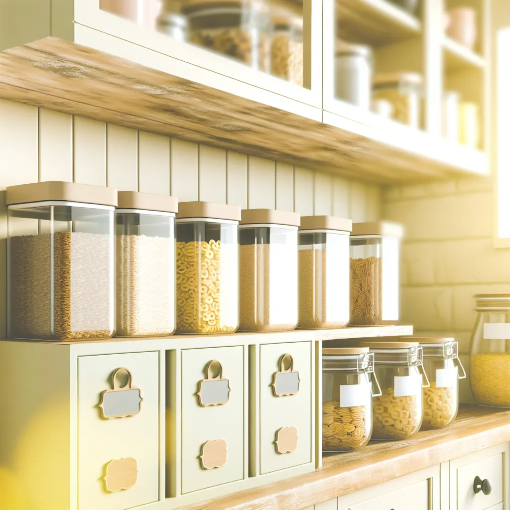 Organized family breakfast zone