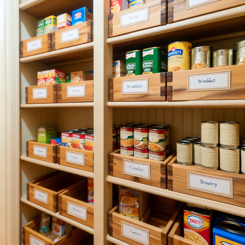 Organized pantry